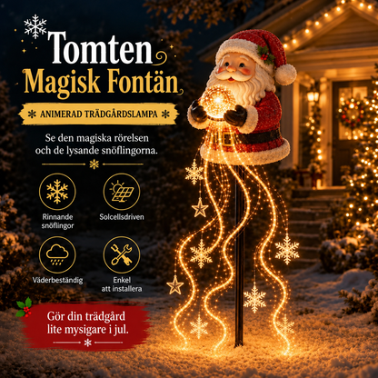 Snögubben™ – Solcellsdriven Trädgårdslampa