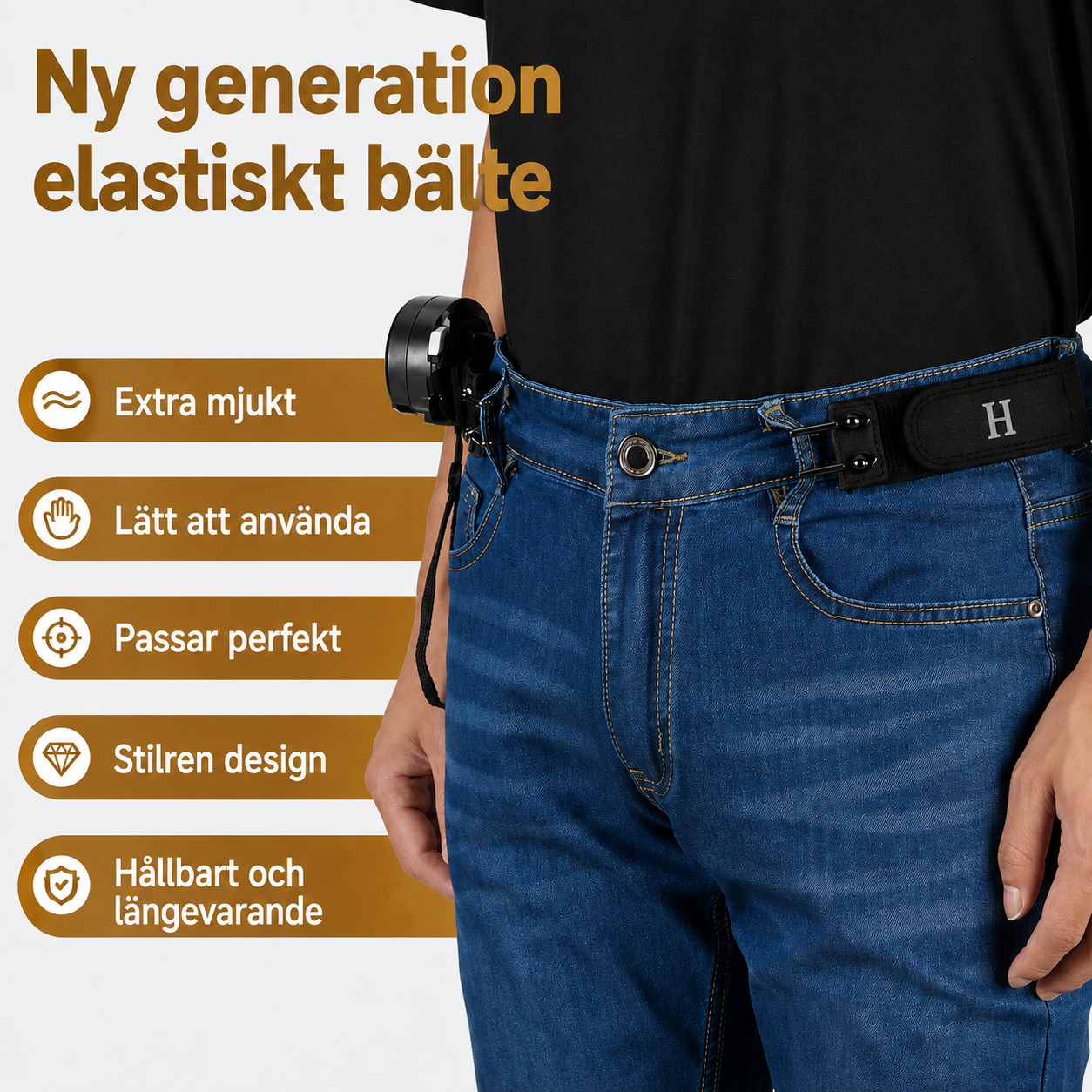 FlexBälte™ - Bälte utan spänne